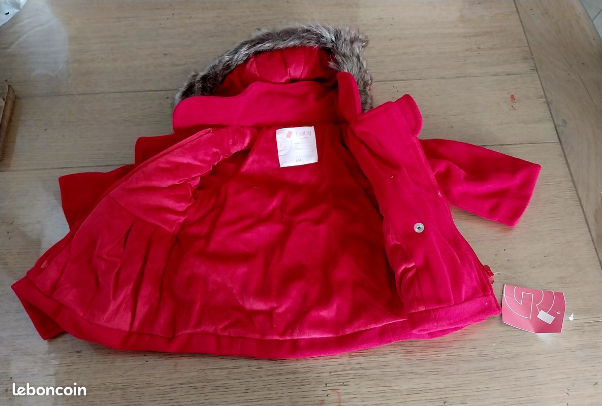 Manteau fille 6mois neuf (image 4)