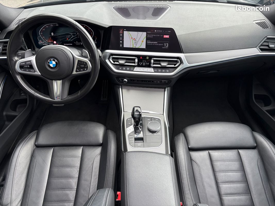 BMW Série 3 Touring M Sport 320d 190CH Full Black Toit ouvrant Feux laser Apple Carplay Caméra 19P Garantie 6 ans suivi complet BMW 479/mois (image 5)