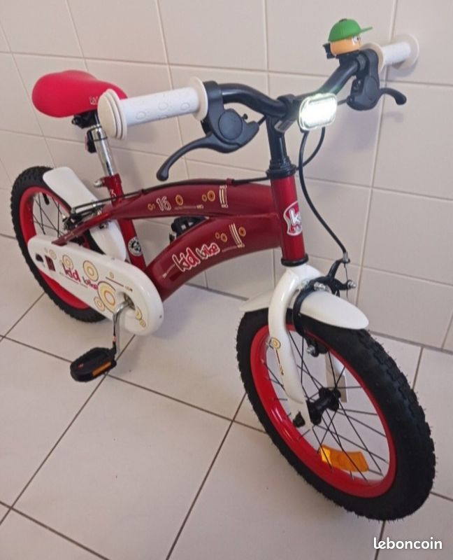 Vélo KIDBIKE 16 P presque NEUF (image 1)