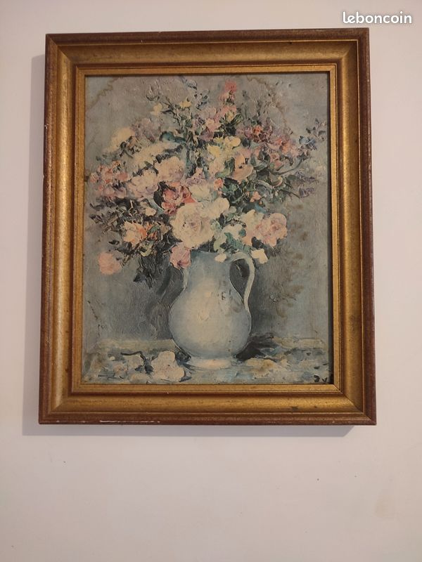 Tableau représentant un bouquet de fleurs (image 1)