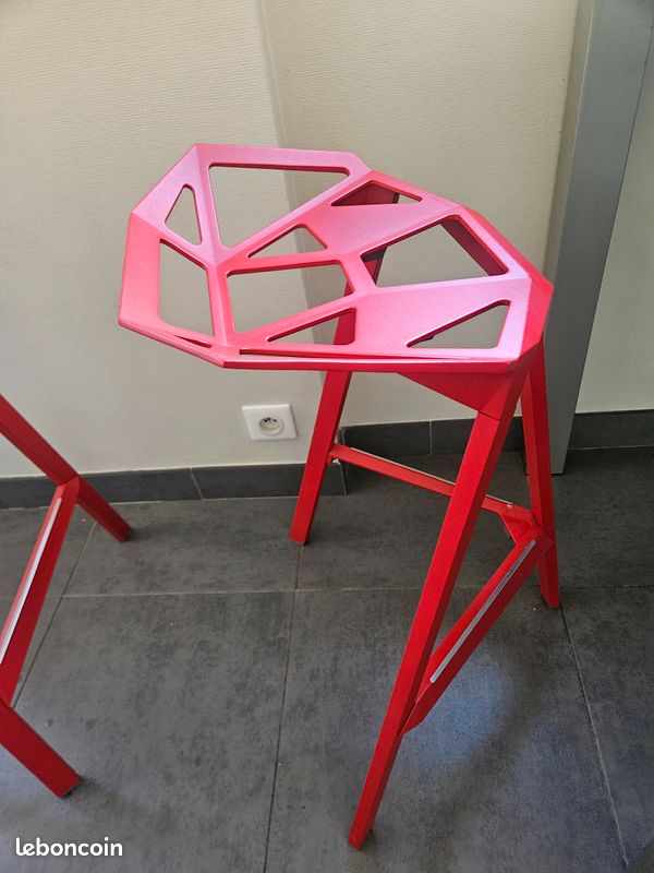 Lot de 2 tabourets Magis Stool One – design iconique – comme neufs (image 3)