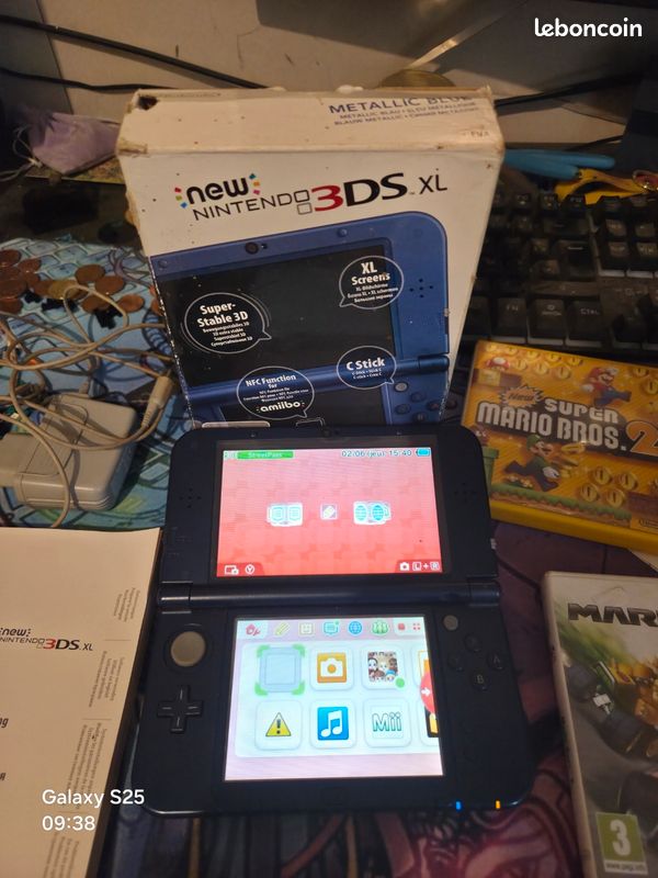 New Nintendo 3DS xl metallic blue (image 2)
