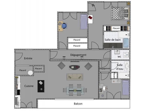 Appartement a louer boulogne-billancourt - 4 pièce(s) - 100 m2 - Surfyn