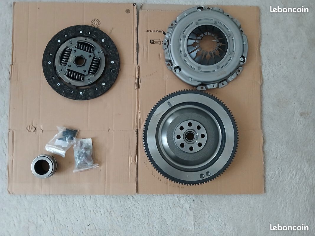 Kit embrayage 4 pieces avec volant moteur rigide neuf pour bmw e87, e46, e90, e91, e60, e61, x3 (image 1)