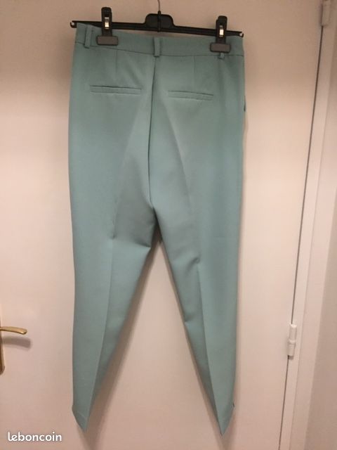 Pantalon été fille vert taille 34 (image 2)