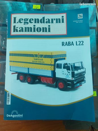 Camion RABA H9 Modèle Réduit 1:43 Par DeAgostini - En Métal - Neuf