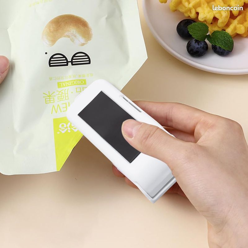 Scelleuse De Sac Portable Pour Aliments Avec Couteau Ouvrir