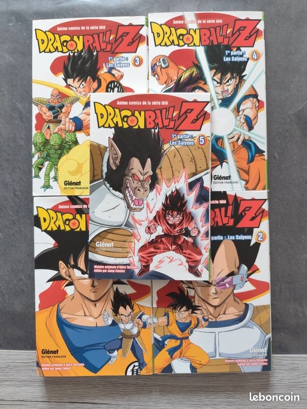 Manga Dragon Ball Z (tome 1 a 5) (image 1)