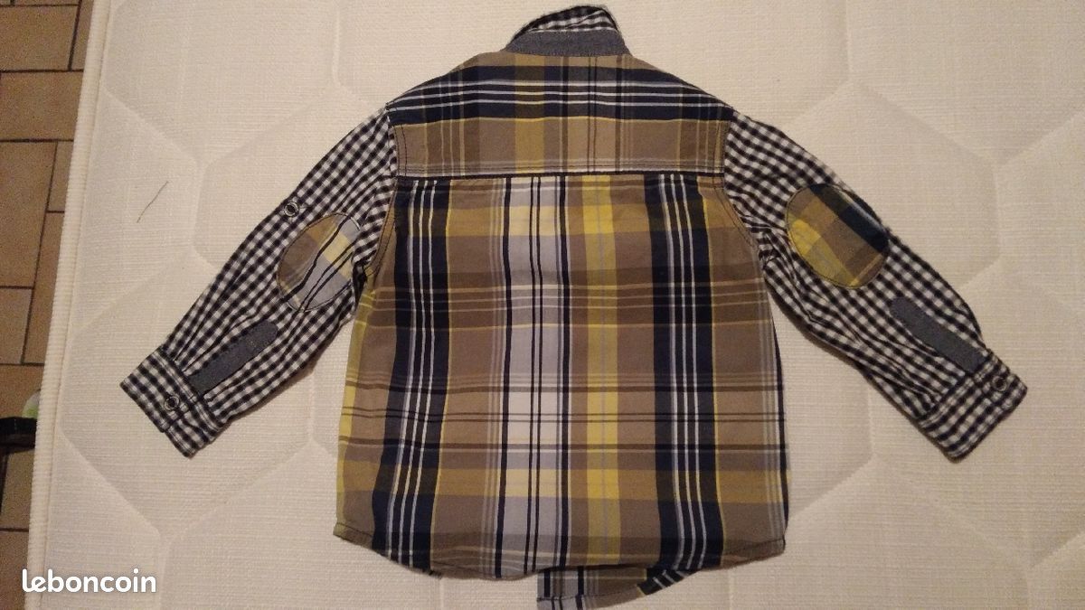 Chemise a carreaux Timberland 18 mois (image 3)