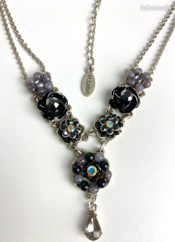 bijoux fantaisie collier H.DUBIN