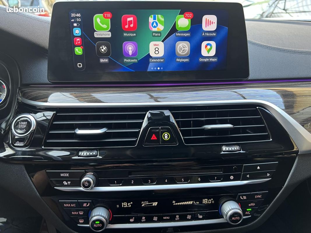 BMW SERIE 5 530d xDrive - BVA Sport Steptronic BERLINE G30 F90 Luxury PHASE 1 (image 14)