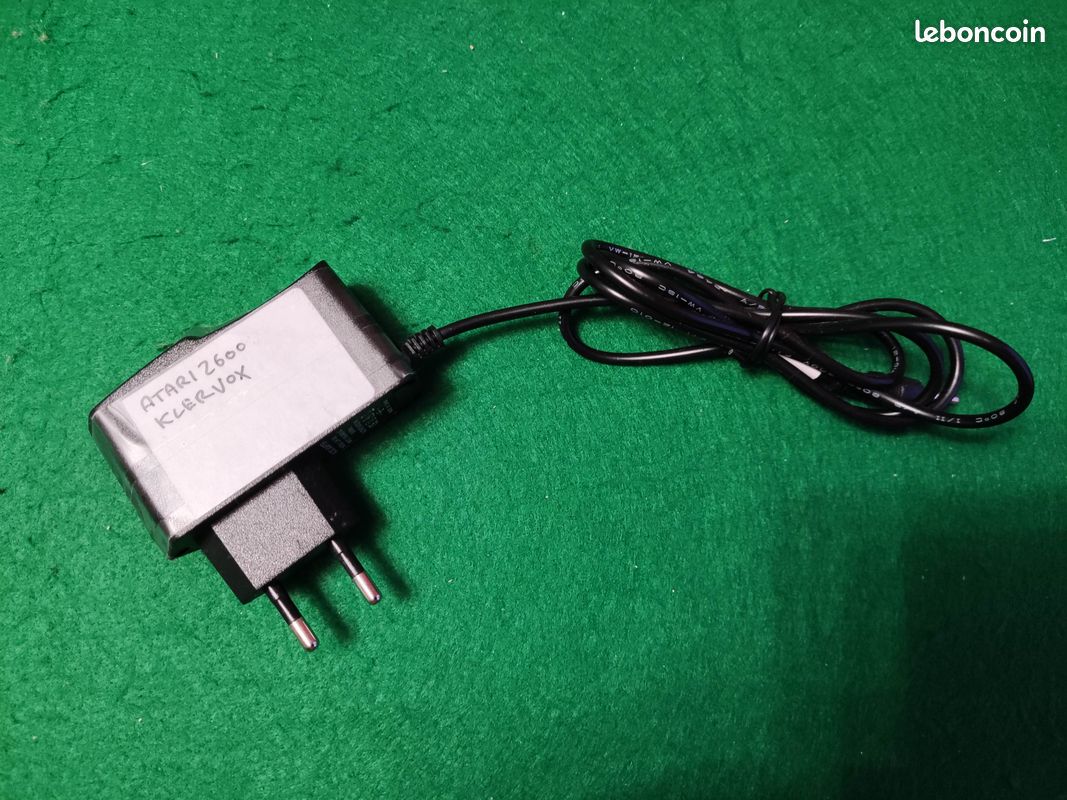 Alimentation régulée de qualité pour consoles Atari 2600 2600S 2600Jr et Klervox (Pong) (image 1)