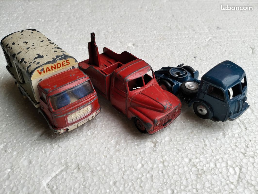 LOT De Miniatures Anciennes - Dinky Toys, Jouef, CIJ, JEP - Tôle - Occasion