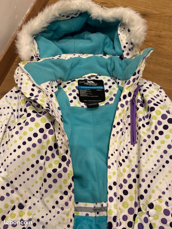 Anorak de ski Trespass fille 13-14 ans (image 5)