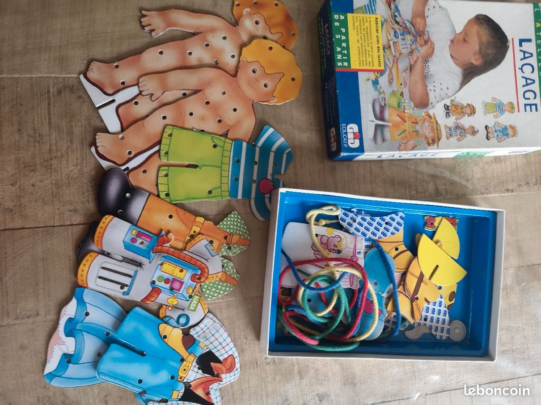 Jeu éducatif de laçage (image 1)