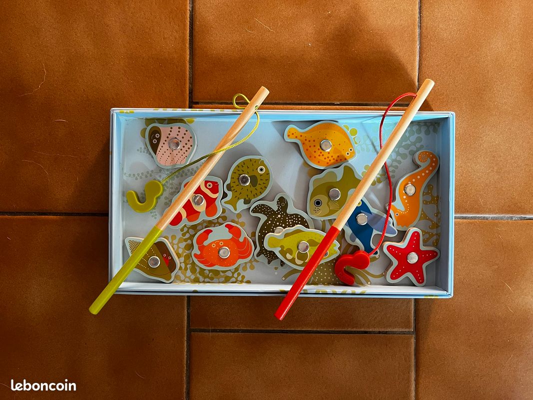 Jeu pêche à la ligne en bois - Djeco (image 1)