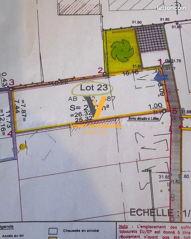 Terrain 210 m² · à Les Sorinières · 210 m² · 113 000 €