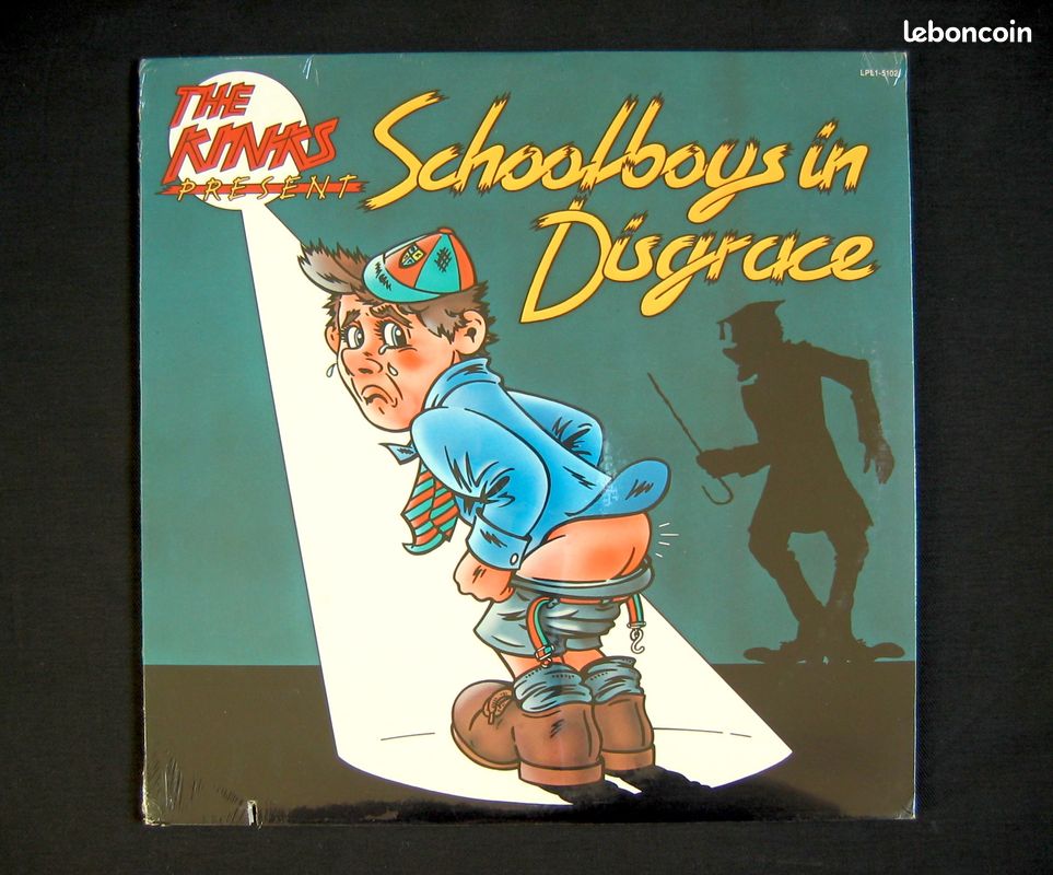 THE KINKS - Present Schoolboys In Disgrace • SEALED LP • RCA USA-1975 • Disque Vinyle 33T (image 1)