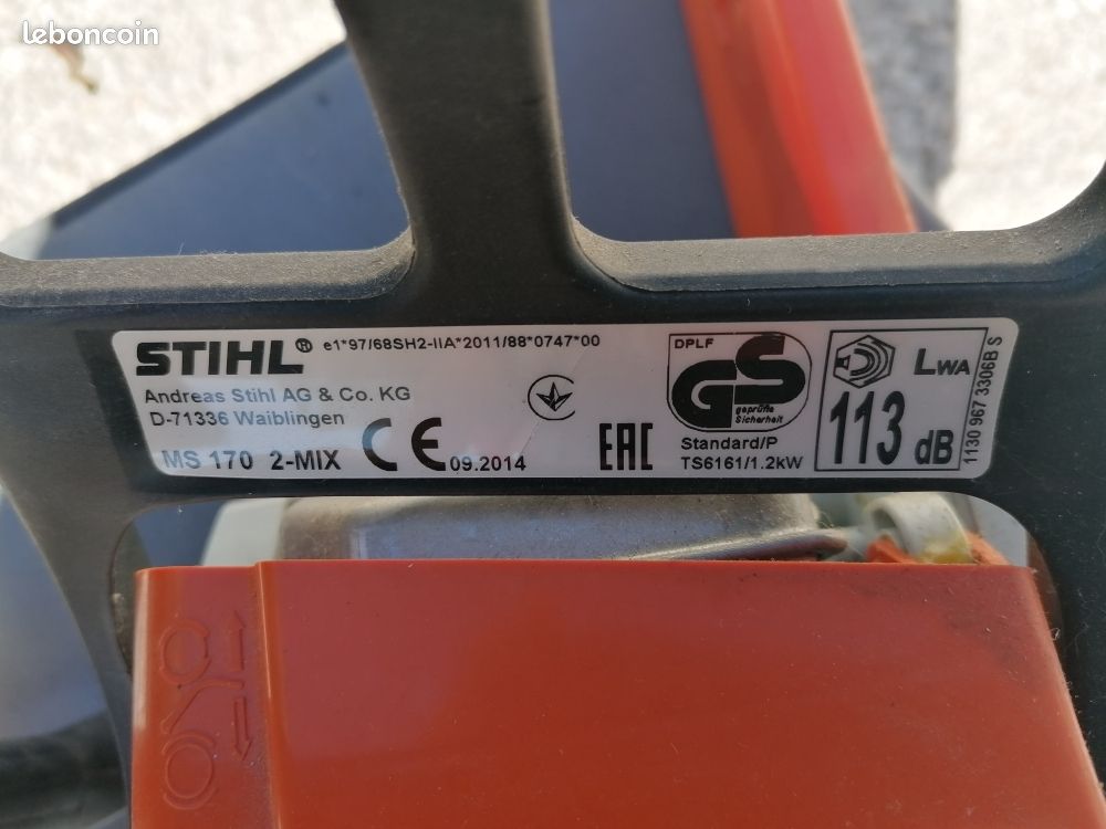 Tronçonneuse thermique STIHL MS 170 - jamais servie (image 3)