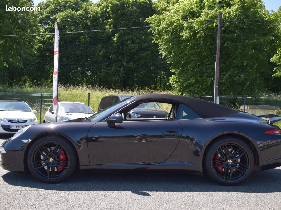 Porsche 911 carrera cabriolet 991 carrera s 3.8 400 cv / pack chrono / pasm / tableau bord cuir / suivi complet porsche (image 11)