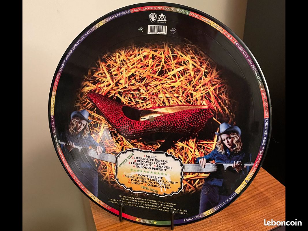 Picture disc vinyle Madonna (image 2)