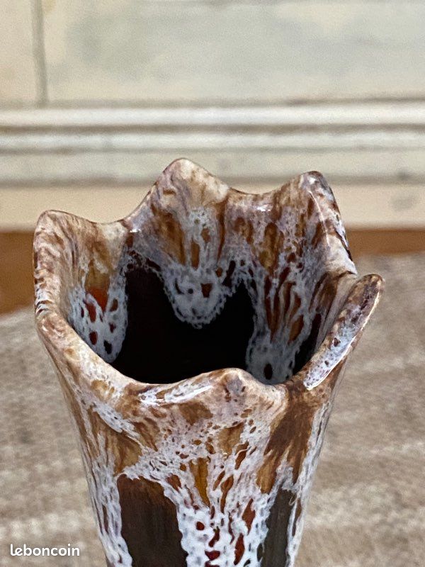 Vase grès flammé vintage (image 8)