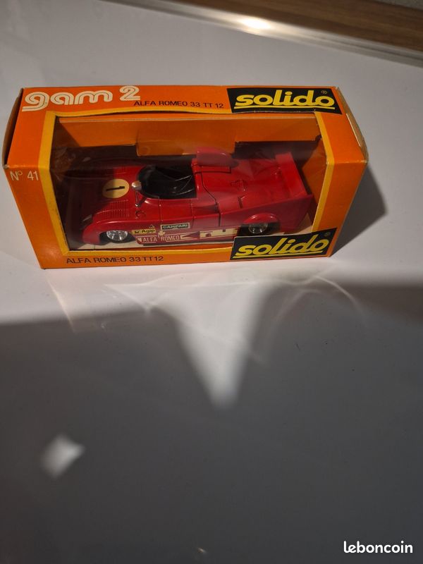 Solido Alfa Romeo 33 TT12 33/3 #41 #187 - Miniature 1/43 Die Cast - France