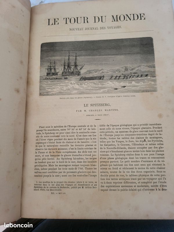 Le Tour Du Monde – Nouveau Journal Des Voyages 1879 – Semestre 2 – Reliure Cuir – Illustré