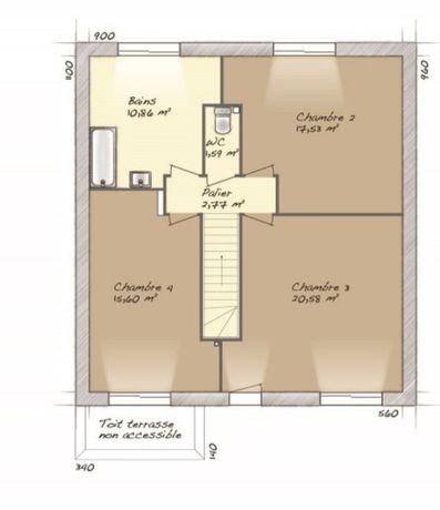 Maison a vendre  - 6 pièce(s) - 128 m2 - Surfyn