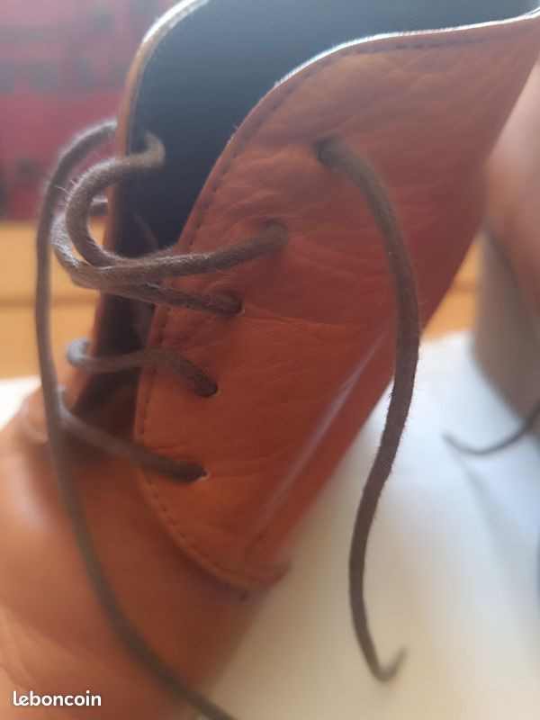 Bottines compensées en cuir Très bon état (image 7)