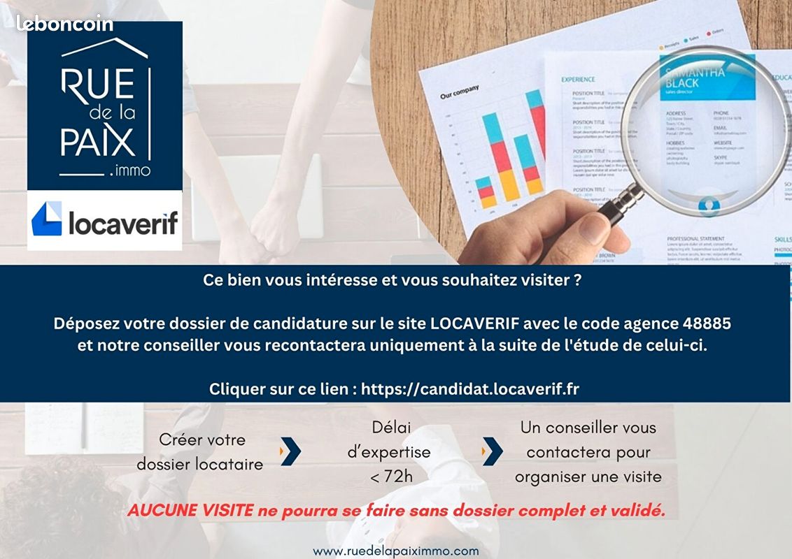 Appartement a louer chatellerault - 2 pièce(s) - 49 m2 - Surfyn