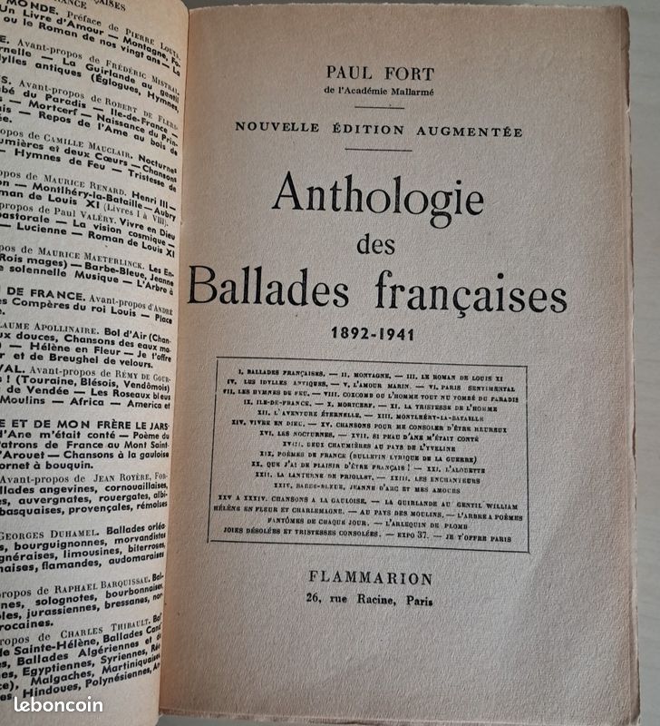 Anthologie des ballades francaises, 1892-1941 - Paul Fort (image 2)