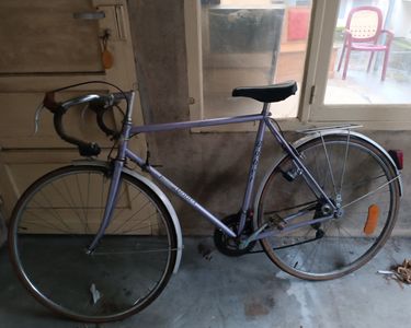 ANCIENNE PAIRE DE sacoches pour vélo mobylette solex vintage noir