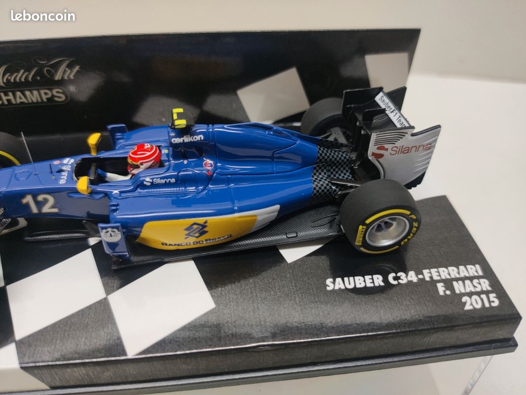 Sauber C34 Ericsson 2015 1/43 Minichamps – Miniature F1, Occasion