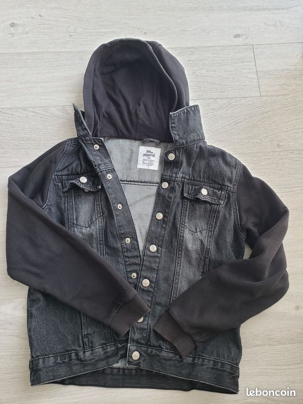 Veste Jean Noir Capuche VESTE EN TISSU REGULAR SALSA JEANS