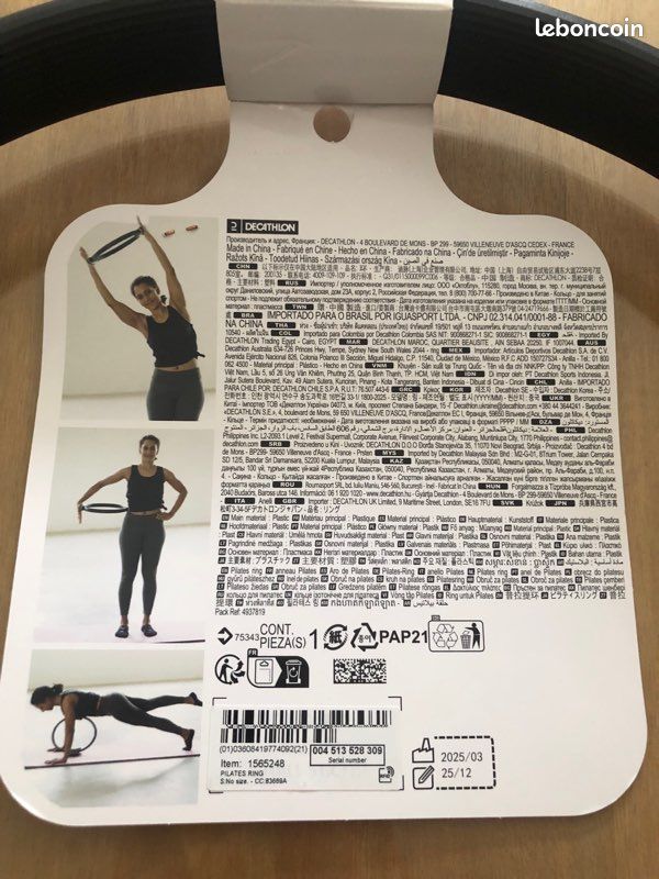 Anneau pilates ring domyos neuf Sport Plein air