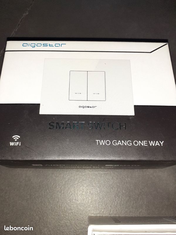 Lot de 3 Interrupteur connecté wifi aigosta WiFi Alexar (image 2)