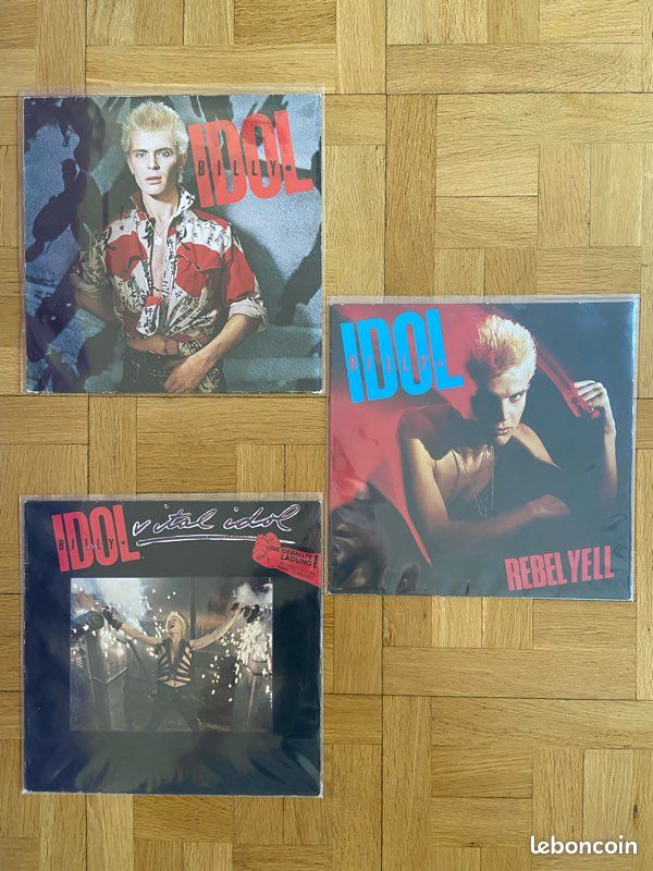Billy Idol lot de 3 albums vinyles 33 tours (image 1)
