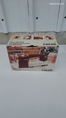 Fer à Repasser Vapeur-CALOR- Vintage- avec boîte – Fonctionn