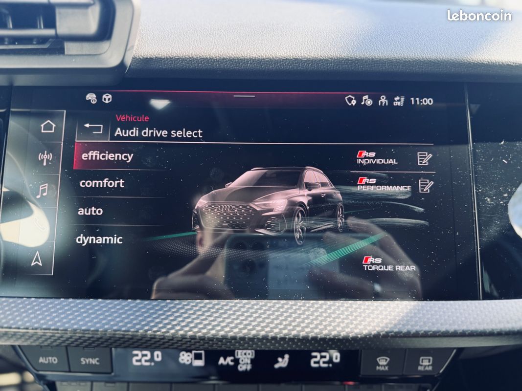 Audi RS 3 PERFORMANCE EDITION 2.5 TFSI 407 CV 1 OF 300 + TOIT OUVRANT + B&O + FREINS CERAMIQUE + GARANTIE 12 MOIS (image 45)