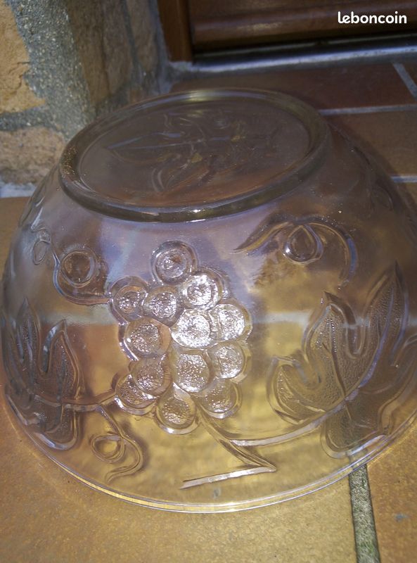 Saladier en verre transparent (image 2)