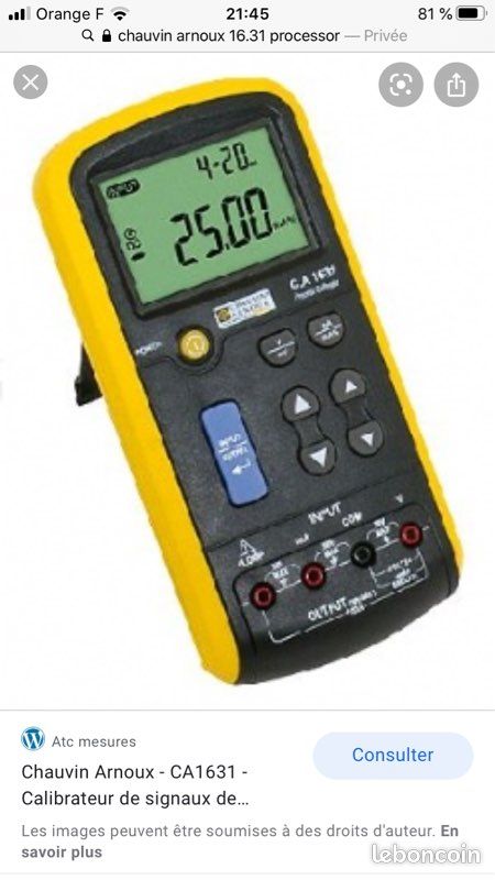 Vends générateur 4..20mA (image 1)