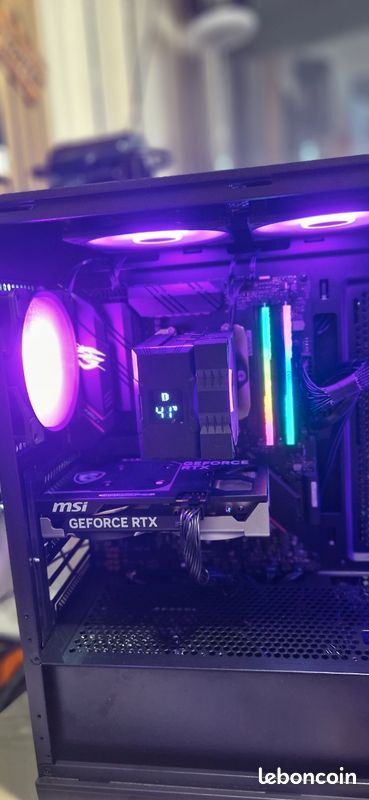 PC Gamer Neuf - Ryzen 5 5600X + RTX 5060 8Go - Full RGB Premium (image 5)