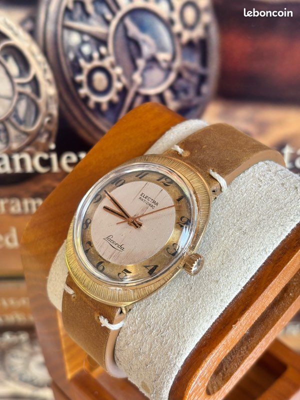 Montre Vintage Lacorda Mécanique Suisse - Mouvement FEF 350 - Années 50 - En état De Marche