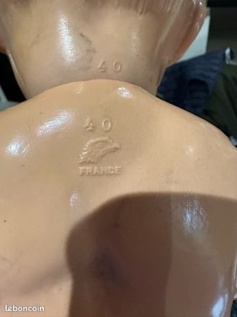 Poupon Ancien Petitcollin - Baigneur Petit Colin - Celluloïd 50 Cm - Années 50