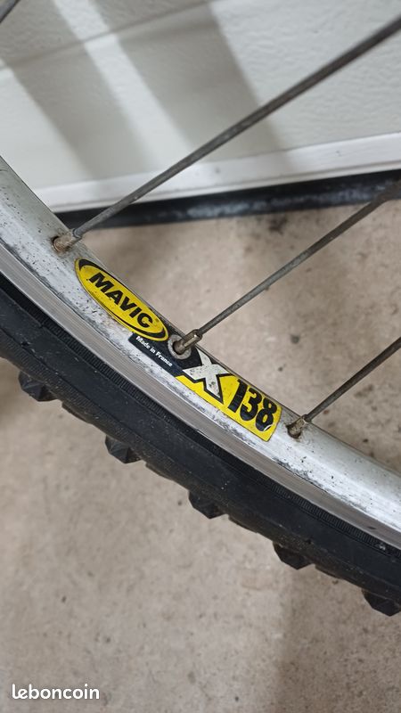 Jante Mavic X138 26 Pouces 32 Trous Argent – Vintage NOS – Made In France