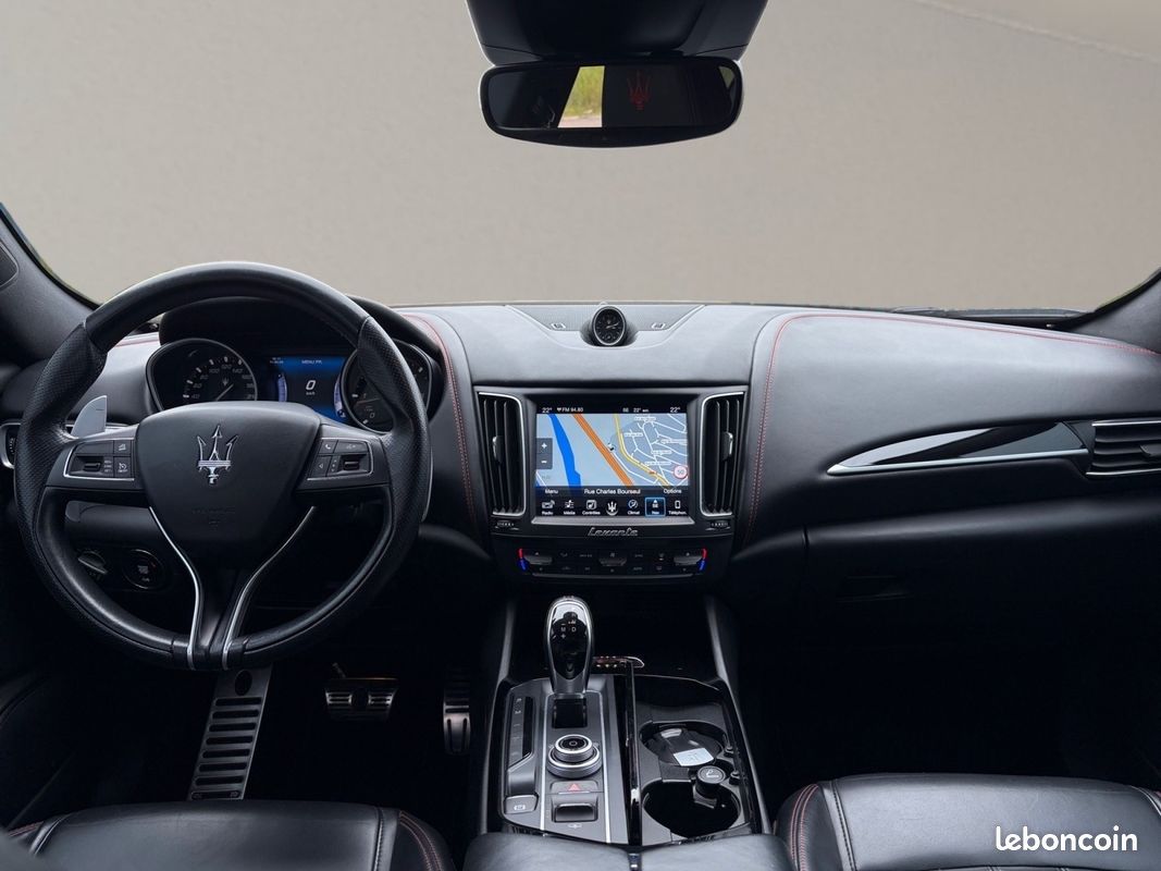 Maserati Levante Diesel Q4 3.0 V6 275cv Navigation Sièges Electriques Intérieur Cuir Origine France BVA8 LIVRAISON POSSIBLE (image 4)