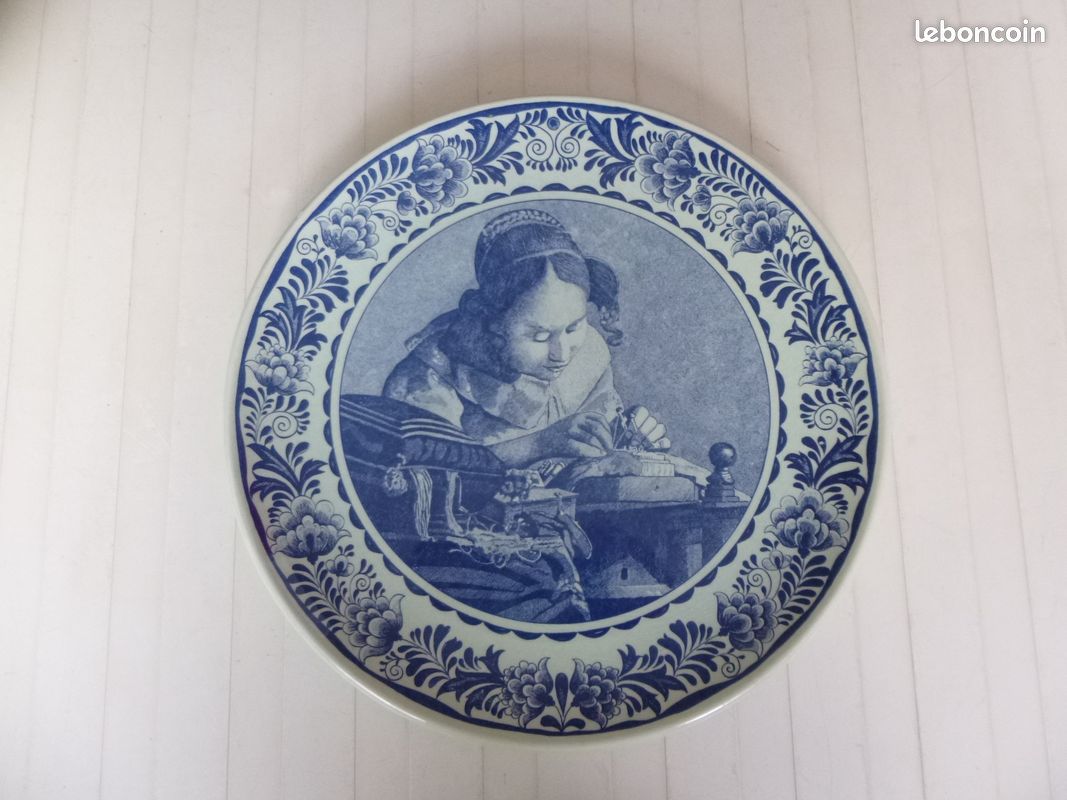 Plat La dentellière Vermeer vintage (image 1)