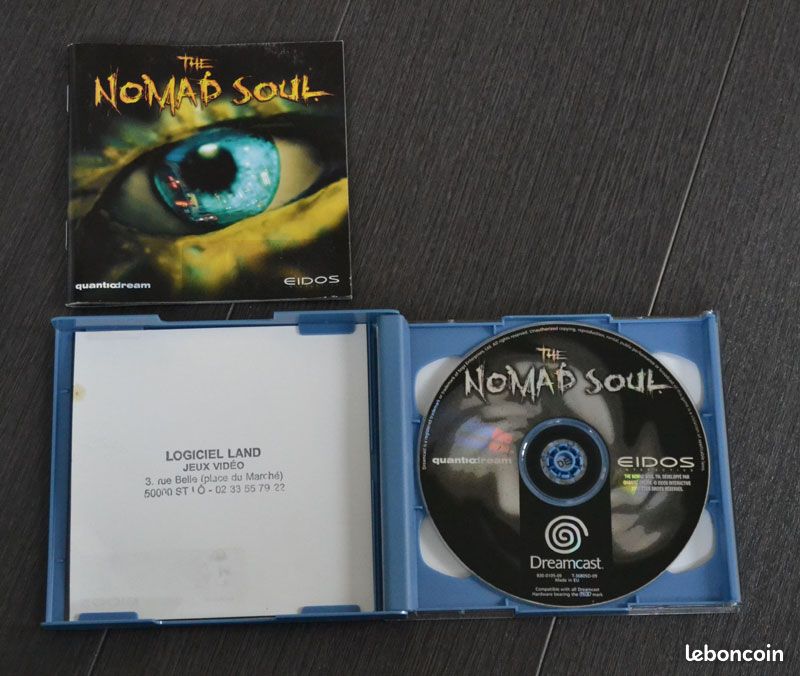 Jeu Dreamcast The Nomad Soul version PAL (image 2)