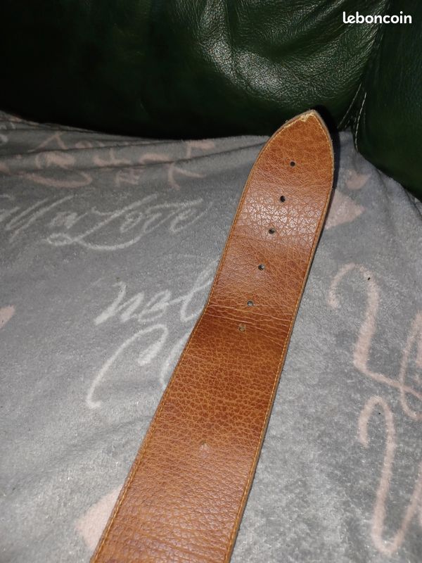 Lot de ceinture ancienne vintage de styliste métal jose cotel? (image 8)